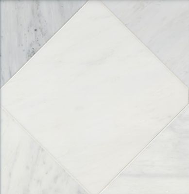 Hampton Carrara Polished Marble Wall and Floor Tile 18 x 18 in. The Tile Shop