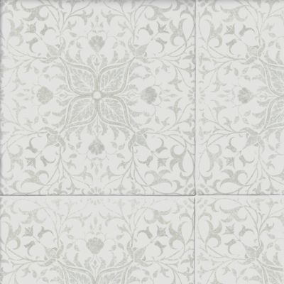 Morris & Co. Pure Net Linen Porcelain Wall and Floor Tile 13 x 13 in