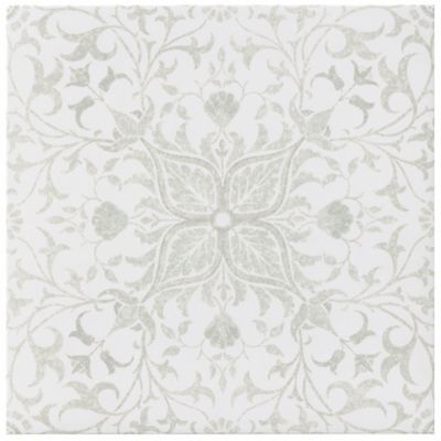 Morris & Co. Pure Net Linen Porcelain Wall and Floor Tile 13 x 13 in