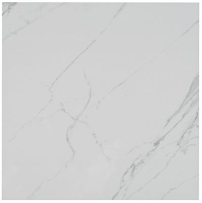 Lincoln White Polished Porcelain Wall and Floor Tile 24 x 24 in