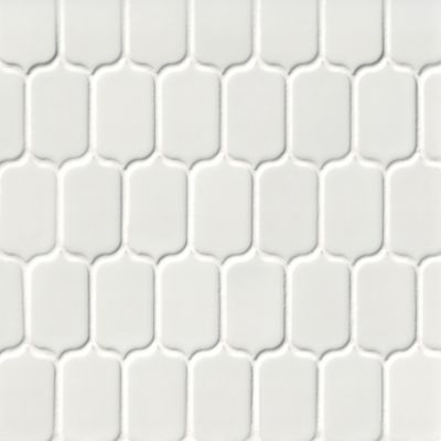 Lantern White Porcelain Mosaic Wall and Floor Tile The Tile Shop