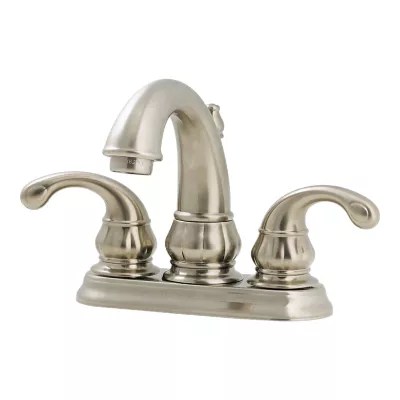 Brushed Nickel Treviso F048DK00 2Handle 4" Centerset Bathroom Faucet