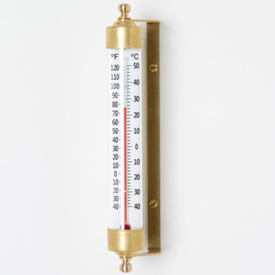 Brass Cylinder Thermometer Terrain