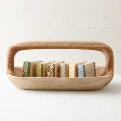 Teak Bath Caddy Terrain