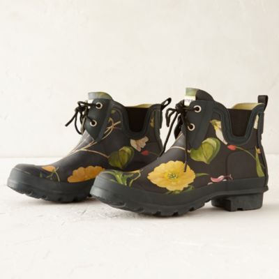 Hunter Floral Garden Boots, Low Terrain