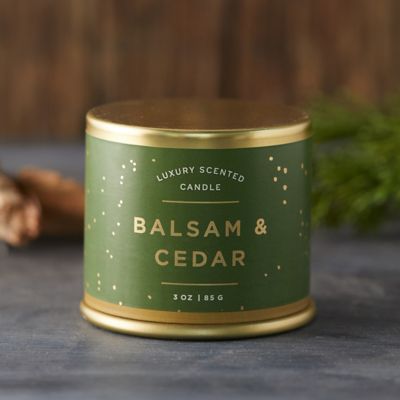 Balsam & Cedar Tin Candle Terrain