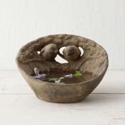 Aged Iron Bird Feeder Terrain