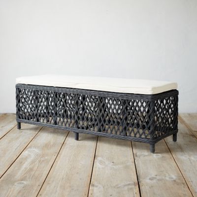 Ebony Rattan Bench Terrain