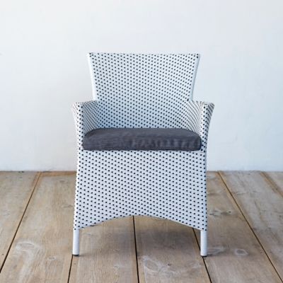 Classic All Weather Wicker Dining Chair, TwoTone Terrain