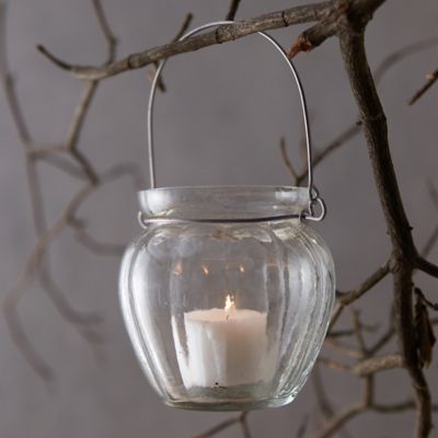Hanging Votive Holder, Ridged Terrain