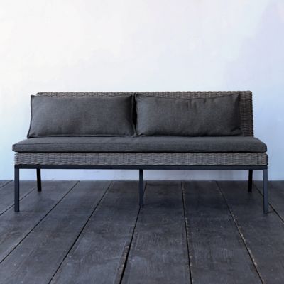 Modernist All Weather Wicker Sofa Terrain