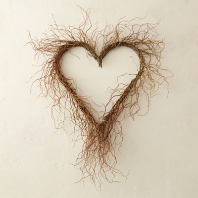 Heart Shaped Twig Wreath Front Door Wreaths Terrain