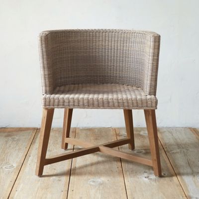 All Weather Wicker Round Dining Chair Terrain