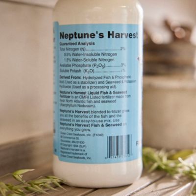 Neptune’s Harvest Organic Fish & Seaweed Fertilizer Concentrate Terrain