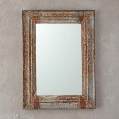 Weathered Iron Rectangle Mirror Terrain