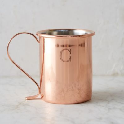 Monogrammed Copper Mug in Sale House + Home at Terrain