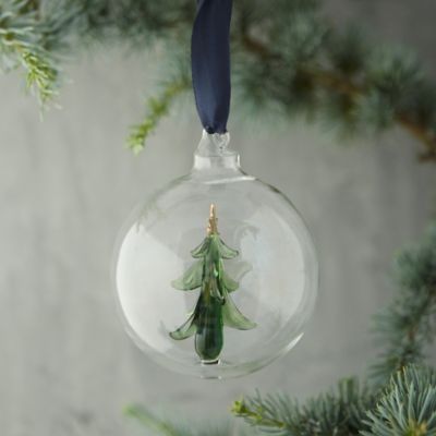 Evergreen Globe Ornament in HOLIDAY Ornaments at Terrain
