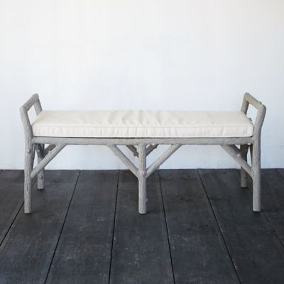 Faux Bois Garden Bench Terrain