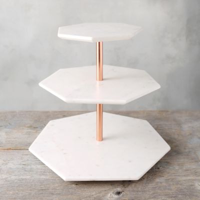 Tiered Marble Serving Stand Terrain