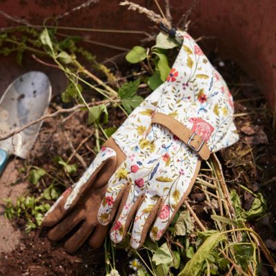 Long Floral Garden Gloves Terrain