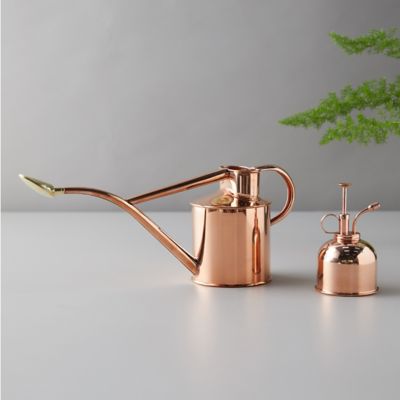 Haws 1 Liter Copper Watering Can + Mister Gift Set Terrain