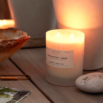 Sydney Hale Candle, Eucalyptus + Sage Terrain