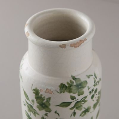 Green Chinoiserie Column Vase Terrain