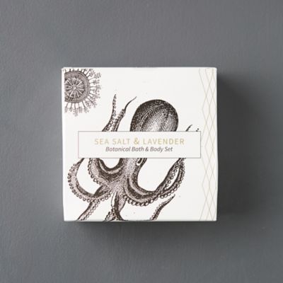 Sea Salt + Lavender Bath and Body Gift Set Terrain