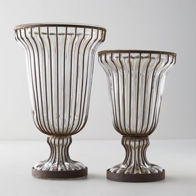 Fluted Glass + Iron Vase Terrain