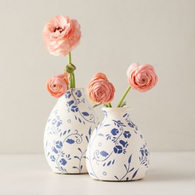 Floral Ceramic Bud Vase Terrain