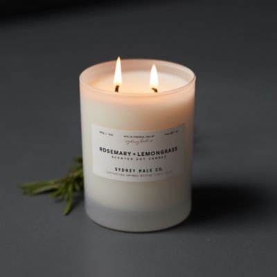 Sydney Hale Candle, Rosemary + Lemongrass Terrain