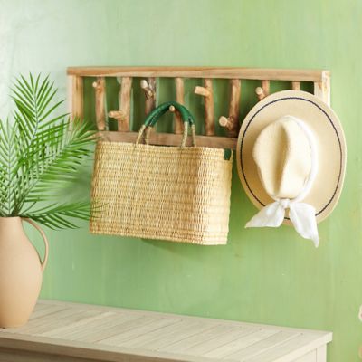 Teak Wall Hook Rack Terrain