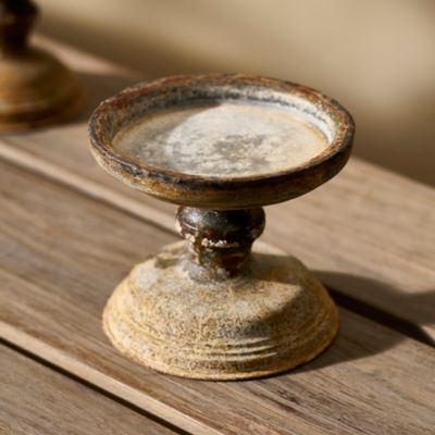Aged Iron Pillar Candle Holder Terrain