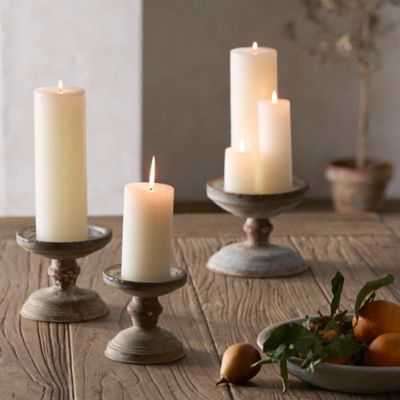 Aged Iron Pillar Candle Holder Terrain