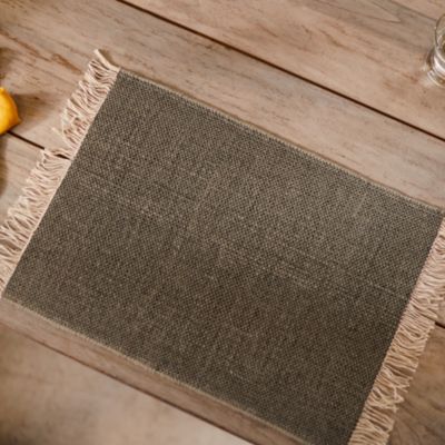 Fringed Cotton Placemats, Set of 4 Terrain