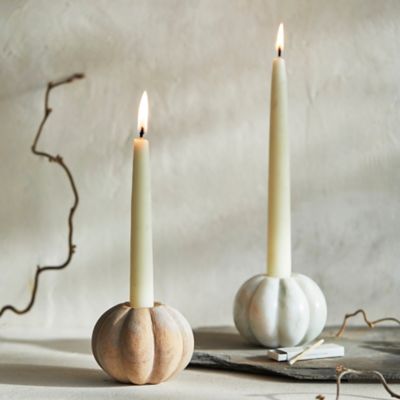 Gourd Marble Taper Candle Holder Terrain