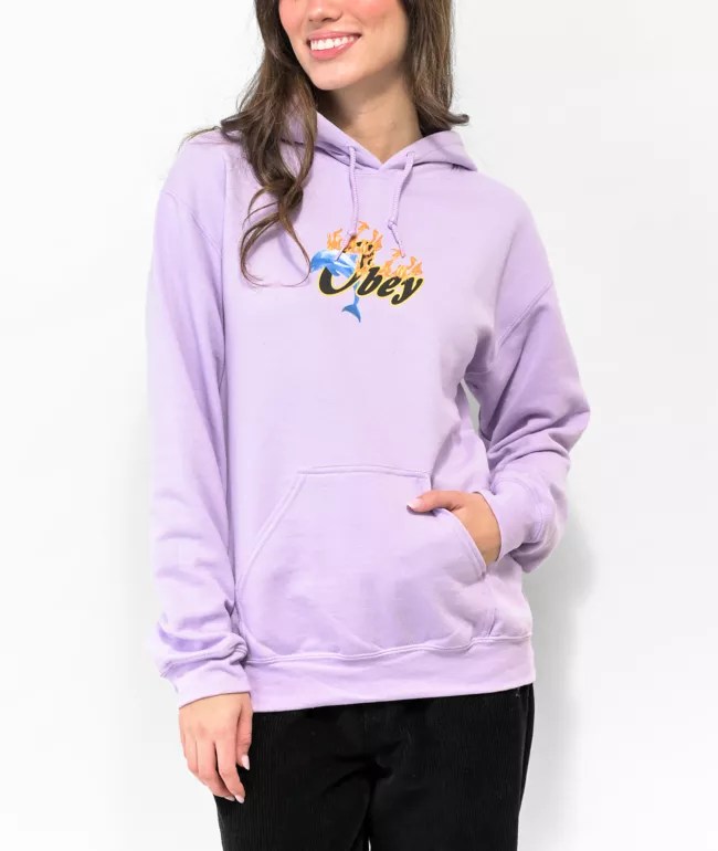 Purple Obey Hoodie atelieryuwa.ciao.jp