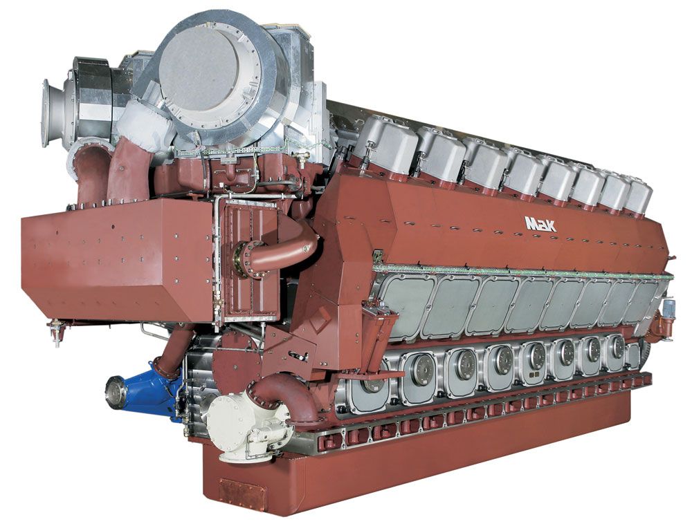 Cat VM 43 C Marine Propulsion Engine Caterpillar