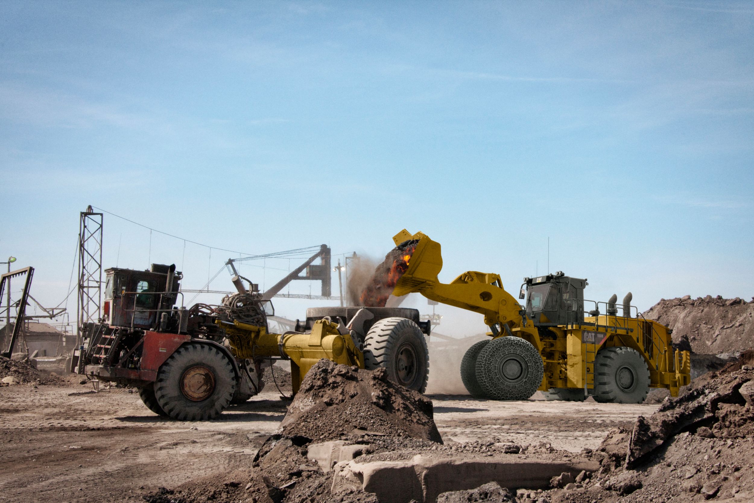 990K Wheel Loader Steel Mill Arrangement