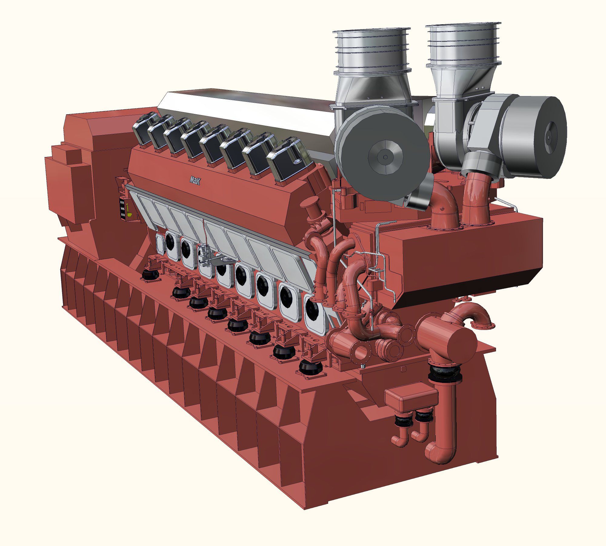 Cat VM 43 C Marine Generator Set Caterpillar