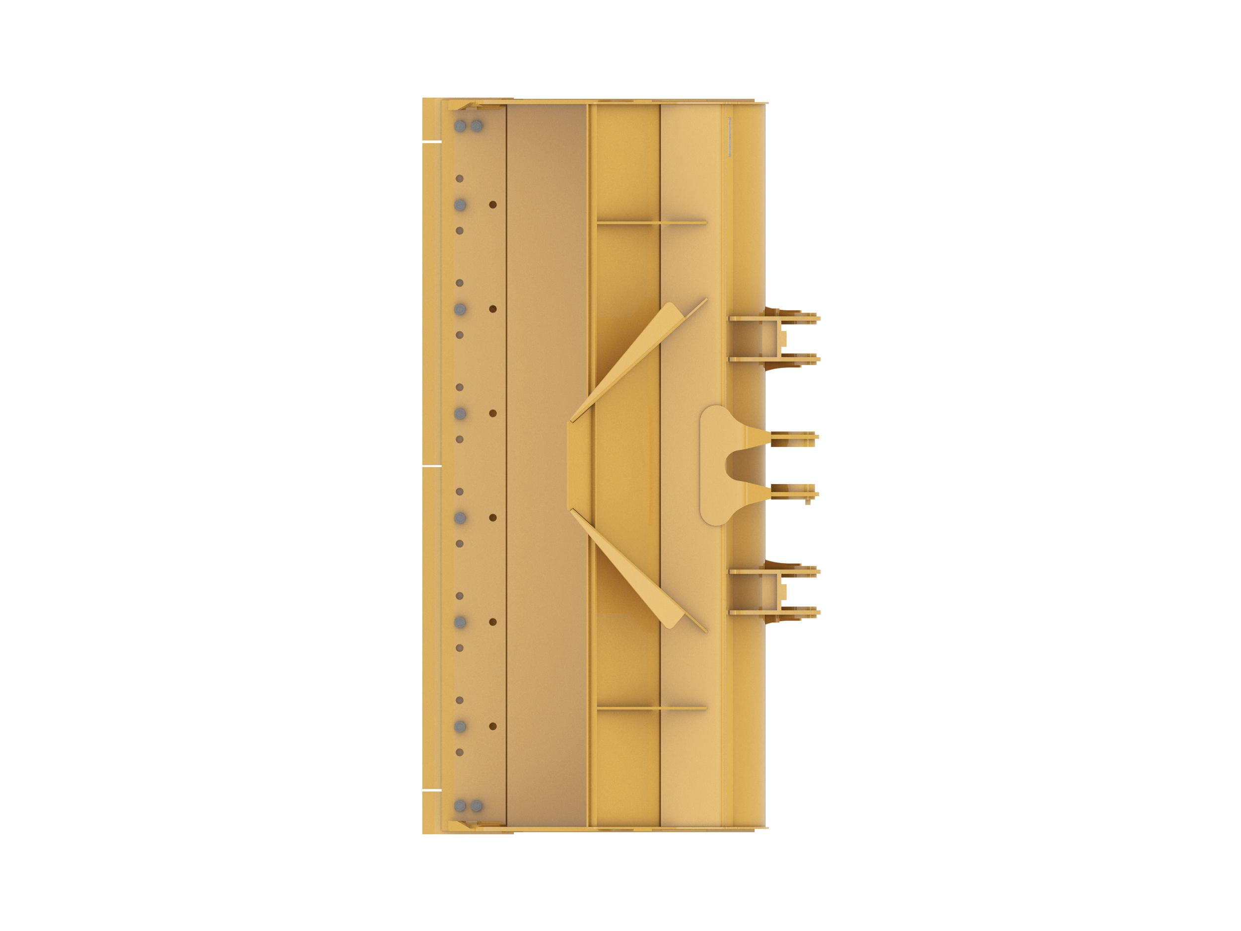 3.2 m3 (4.2 yd3) Pin On Sand & Gravel Bucket With BoltOn Cutting Edge Altorfer Cat