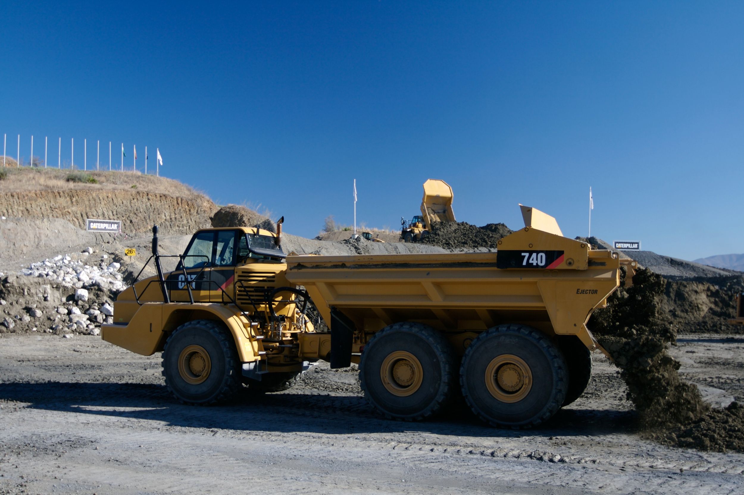 Cat 740 Ejector Articulated Truck Caterpillar