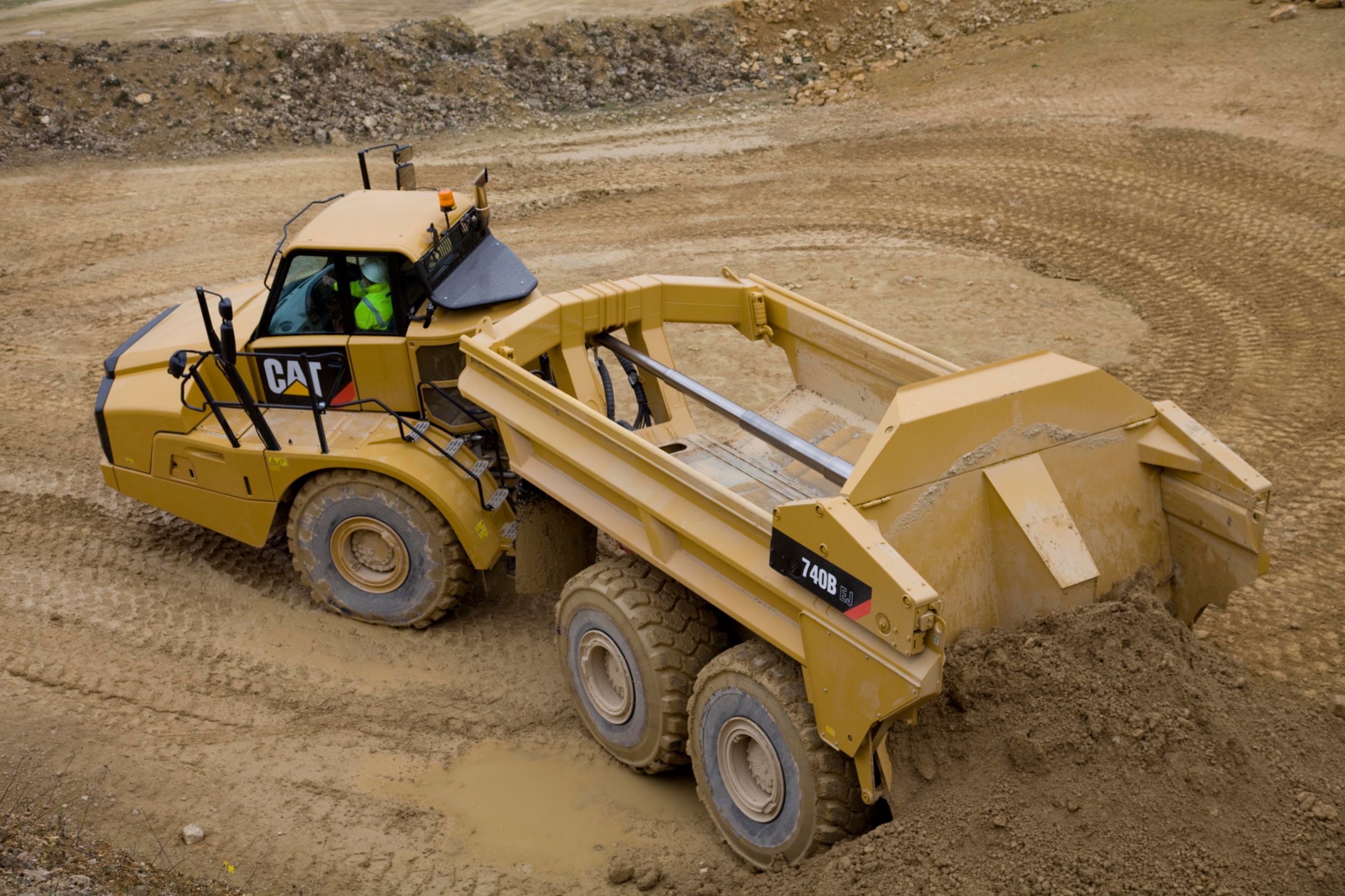 Cat 740B Articulated Truck Caterpillar