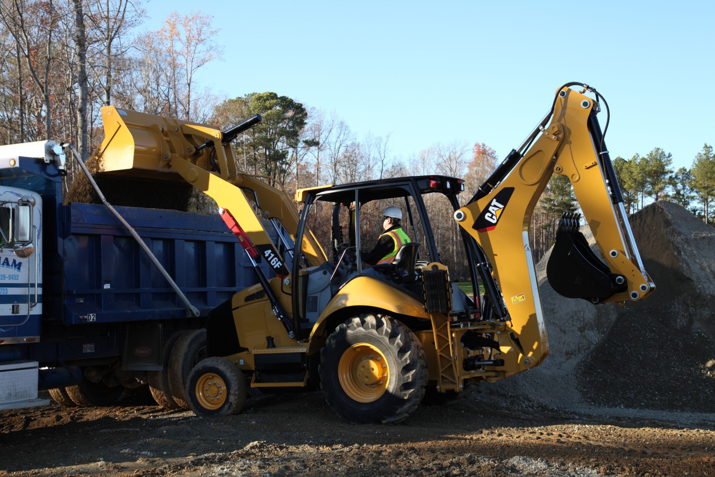 Texas First Rentals Backhoe Loaders 416F Backhoe Loader