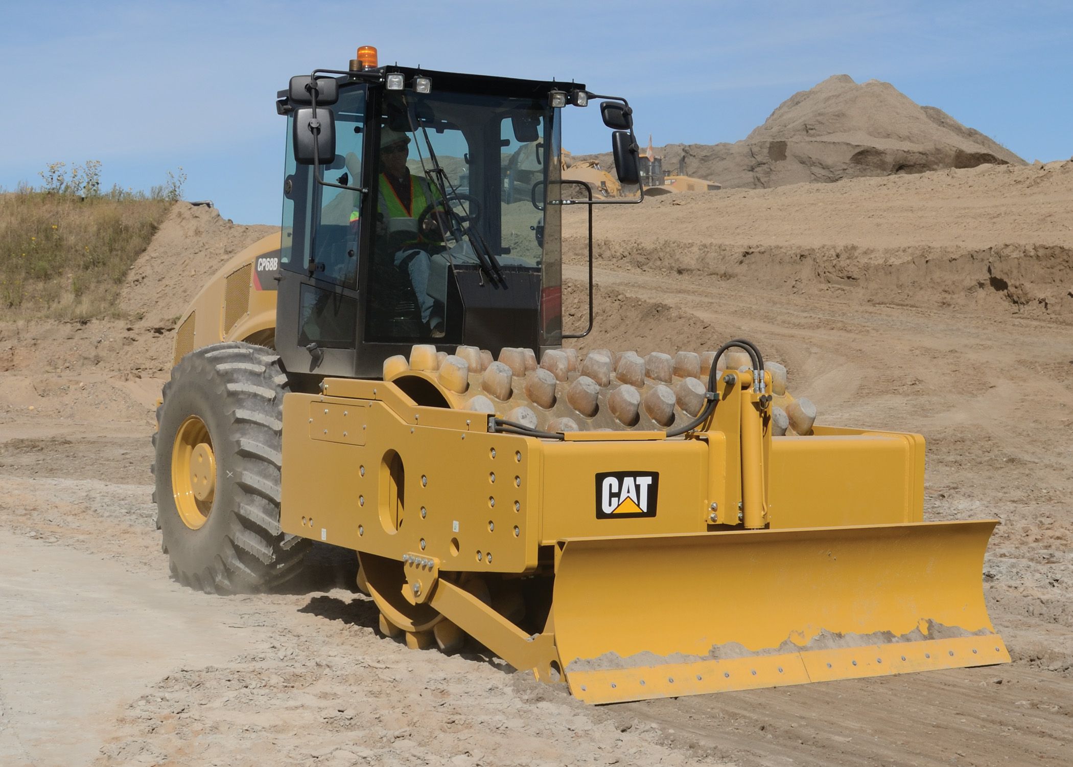 Cat CP68B Vibratory Soil Compactor Caterpillar