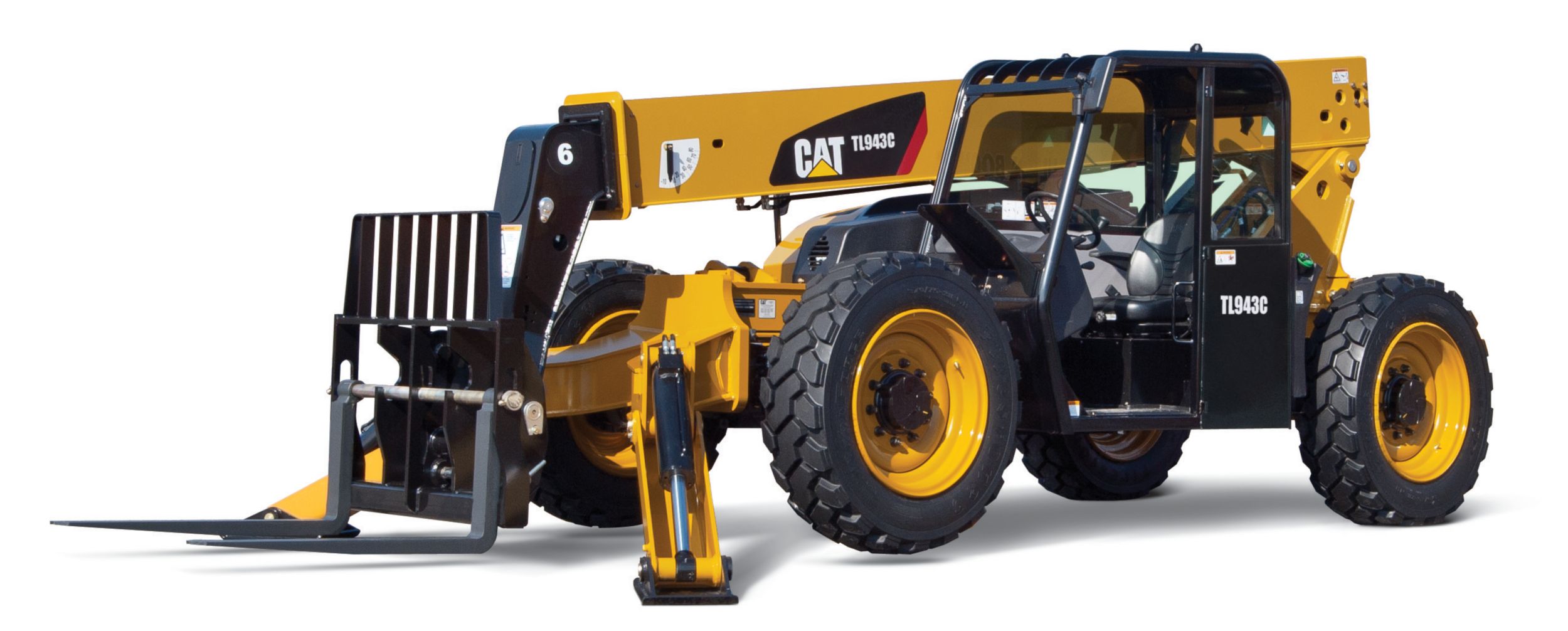 Cat TL943C Telehandler with Stabilizers Caterpillar