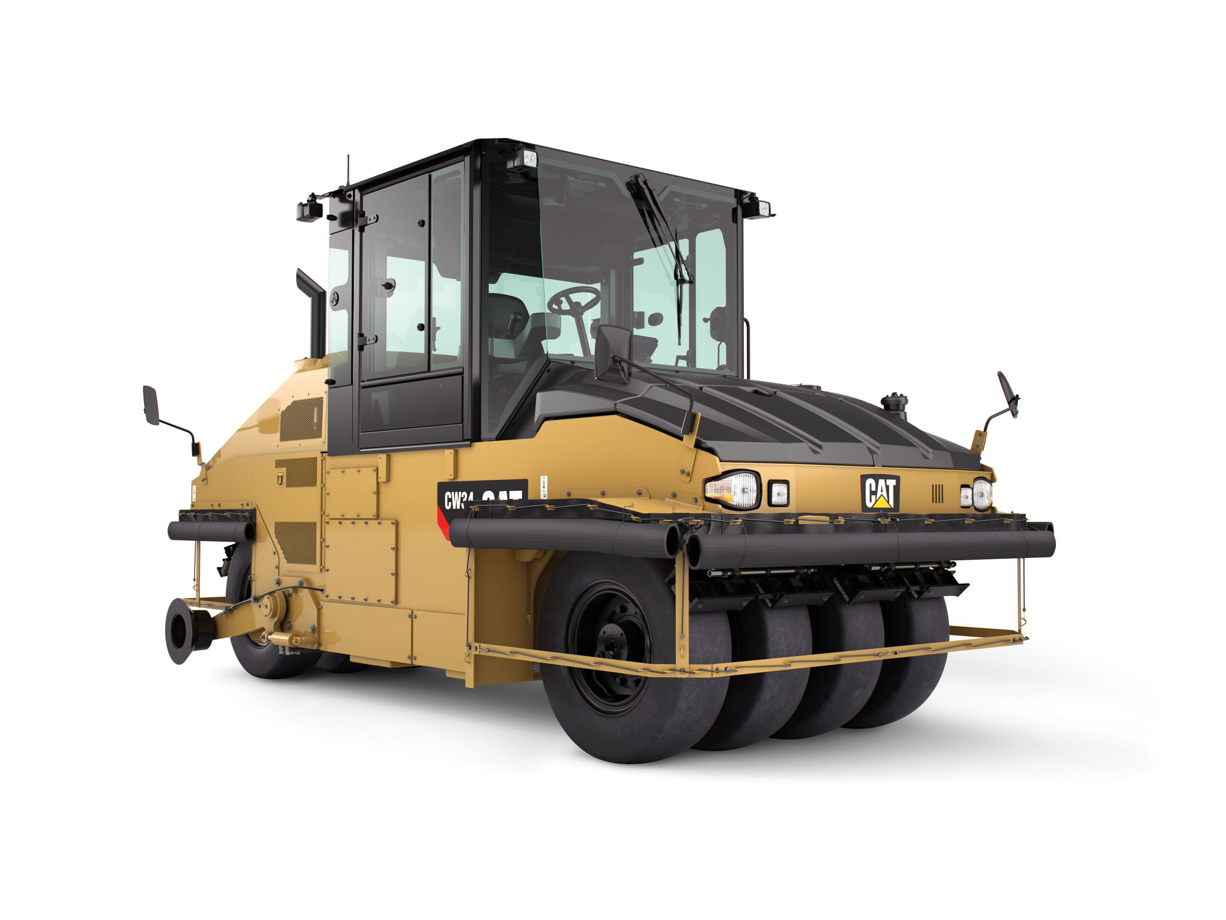 New Cat Cw34 Pneumatic Roller Finning CA