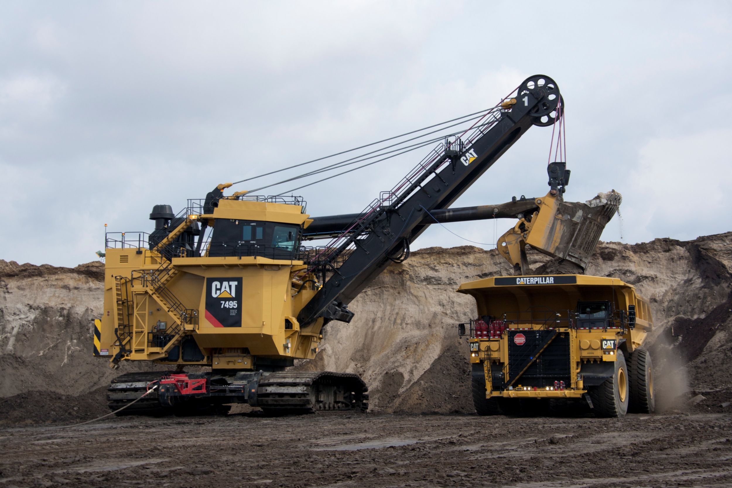 Cat® 7495 Electric Rope Shovel builds on proven design with advanced