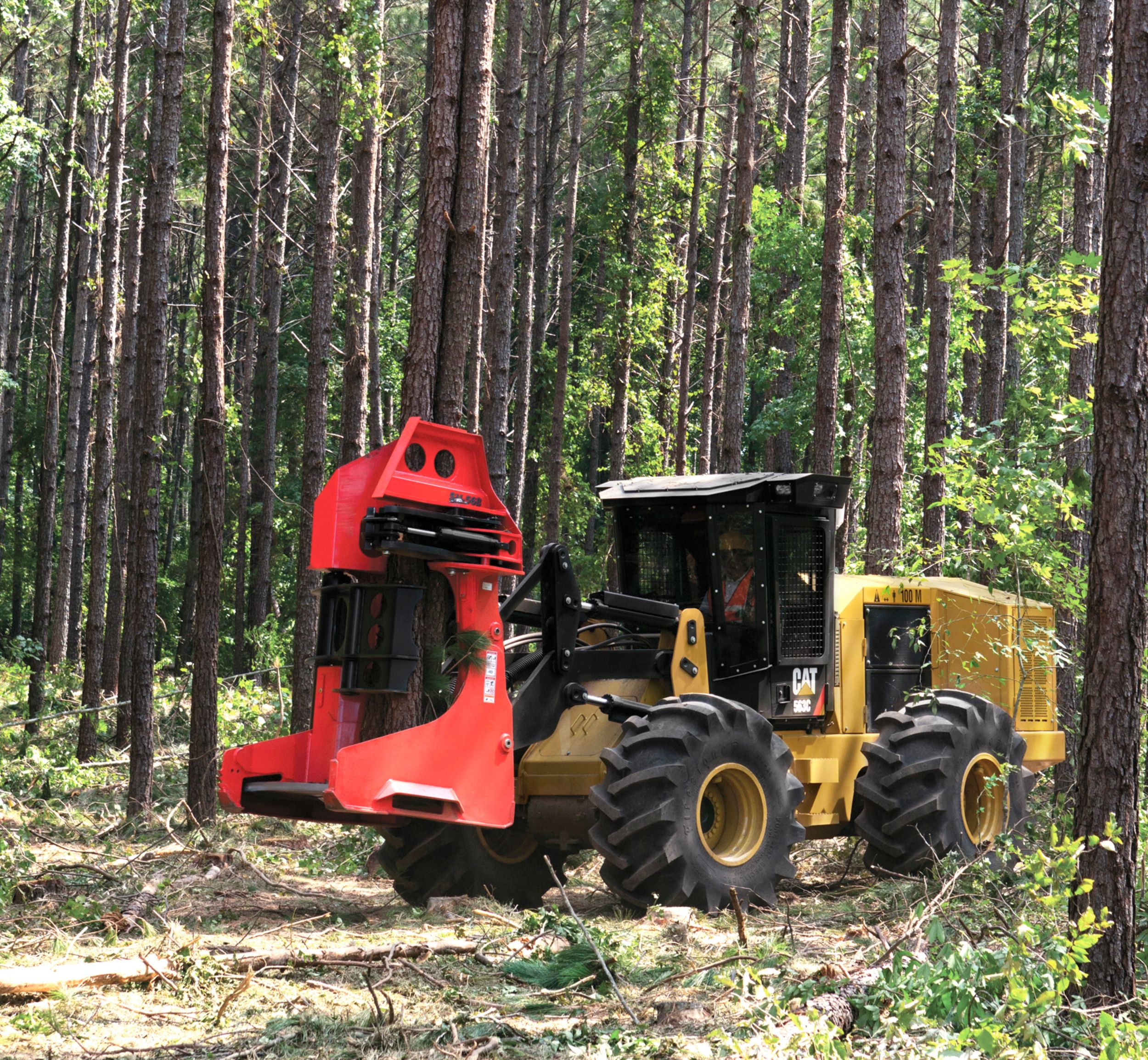 New 563C Wheel Feller Buncher Feller Bunchers For Sale Carter Machinery