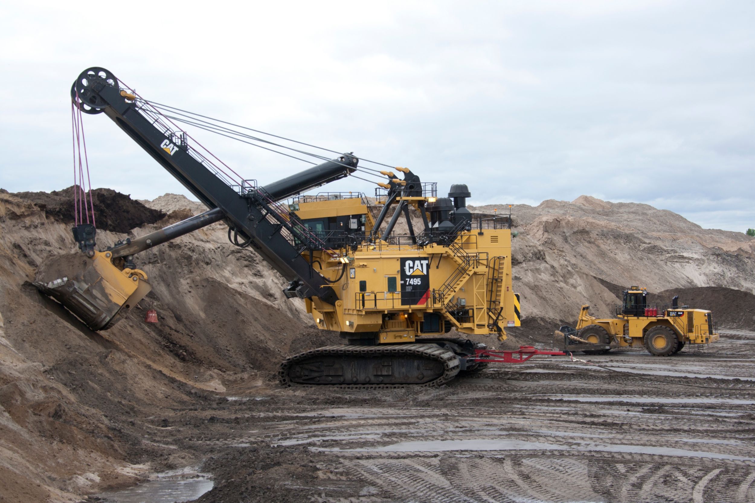New 7495 HF Electric Rope Shovel for Sale Walker Cat